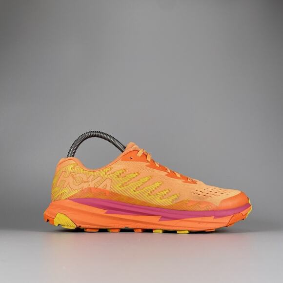 Hoka One One Torrent 3 Women’s 7 B Orange Purple Trail Running Shoes Sneaker GUC - Picture 6 of 9